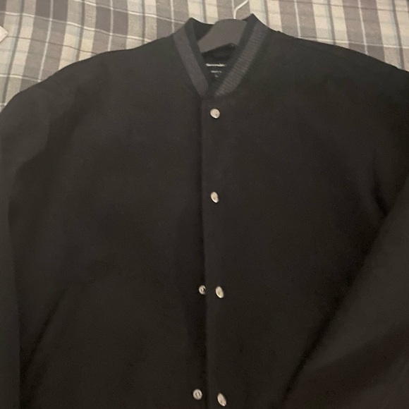 Abrecombre&Fitch varsity Jacket in Black - Picture 2 of 2